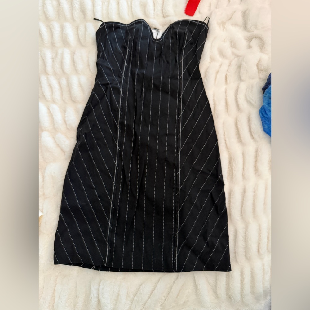 Zara Women’s Black Striped Dress